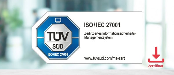 Transline Zertifikat ISO 27001